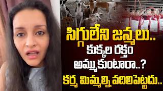 Renu Desai Reacts On Dog Blood Sale Controversy in Hyderabad | Latest Viral News @HitTVTalkies
