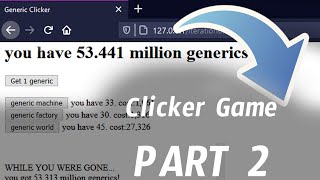 Making a Clicker Game part 2: The first draft