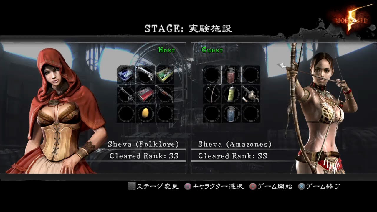 バイオハザード5】SPLIT画面でフルコンボ目指す協力プレイ