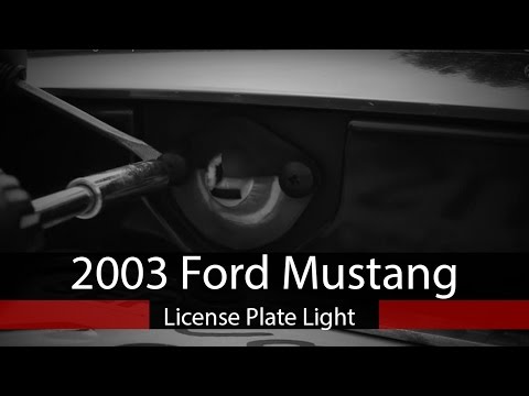 1994 - 2004 Mustang License Plate  Light Replacement