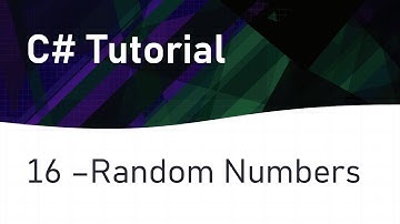 C# Tutorial 16: Random Numbers