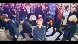 20191129. DOB💖. LEE TAEYOUNG, PARK JIN. SUPERM 'JOPPING' COVER. WHAT A CAPTIVATING BUSKING.