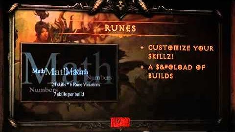 Diablo 3 - Runes Walkthrough Part 1 - BlizzCon 2010