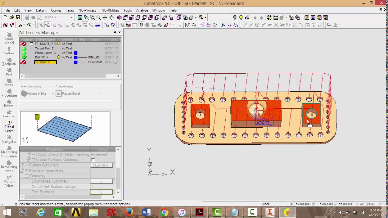 Machining Simulation With Cimatron E.9 On Windows