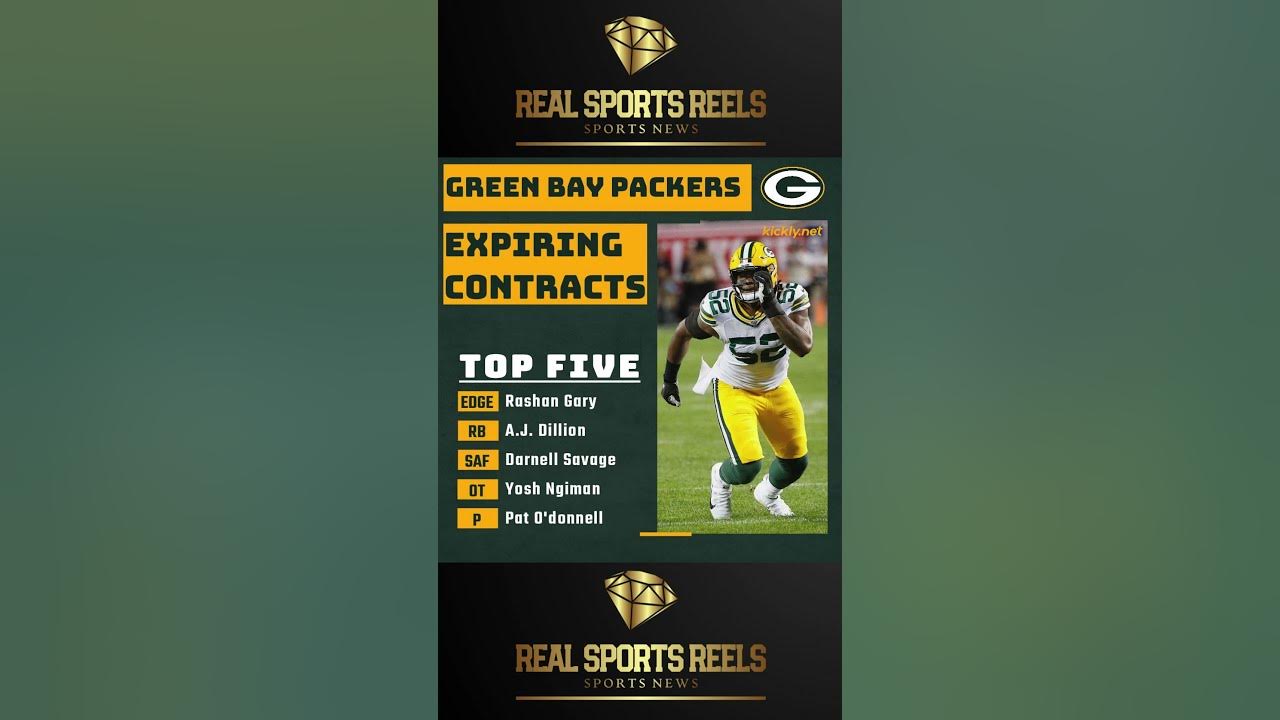 Green Bay Packers 2024 Expiring Contracts nfl shorts packers YouTube