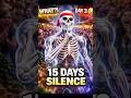 👉 “15 day do not talk anyone  😱”#youtubeshorts #mr