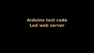 Genuino MKR1000 - test led Wifi web server