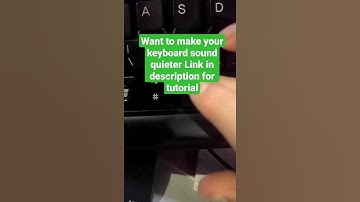 want to make your keyboard quieter
