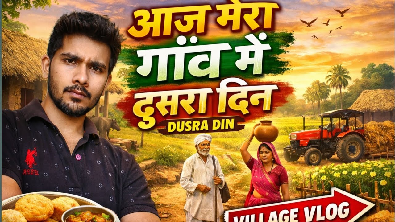 2th day village vlog | आज क्या क्या होगा #vlogging 