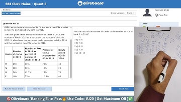 SBI Clerk Mains Mock Test💪💯 #sbi #sbiclerk