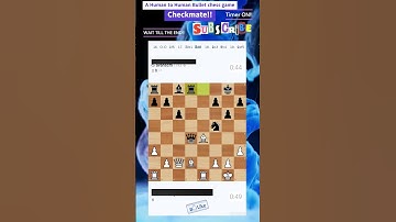 Human to Human Bullet chess game| Checkmate under 2 minutes  | Actual game with TIMER ON!