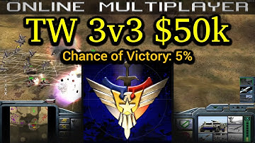 Twilight Flame 3v3 $50k - USA - Pro Rules | C&C Generals Zero Hour | No Commentary