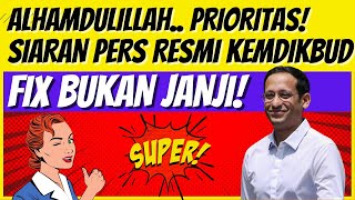 🔴Live Siaran Pers resmi Kemdikbud Final yang Prioritaskan Pada Seleksi ASN PPPK 2022