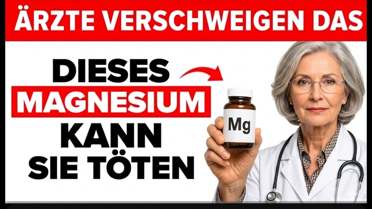 Nach 60: NIEMALS diesen Magnesium-Typ nehmen – Ärzte warnen!
