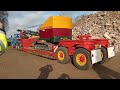 Moving the Ruston Bucyrus 10 RB Dragline to it&#39;s new owner and home with a SCANIA 110 + Lowboy