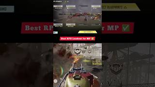 Best RPD [Road Mongrel] 🔥 Loadout for MP Ranked | Call of Duty Mobile
