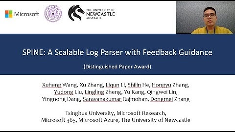 ESEC/FSE 2022 - SPINE: A Scalable Log Parser with Feedback Guidance