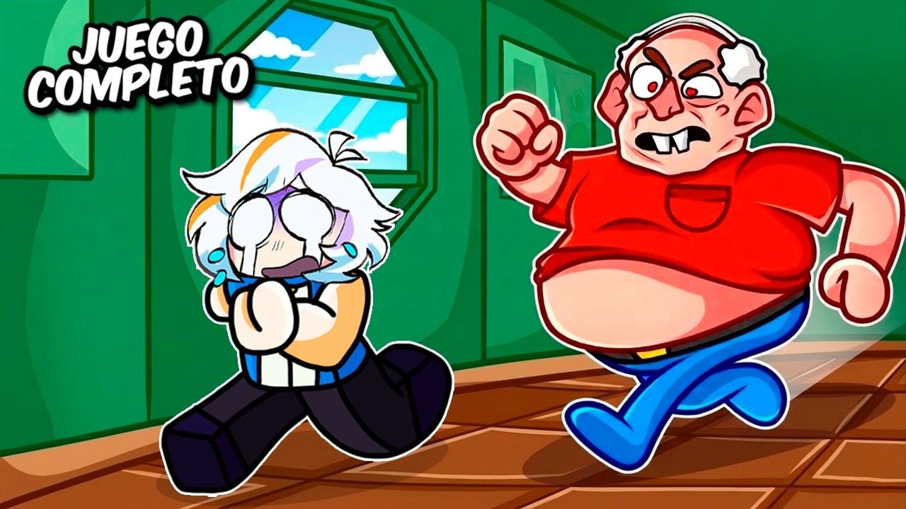 ESCAPA DEL ABUELO MALVADO COMPLETO (ESCAPE EVIL GRANPA ROBLOX)