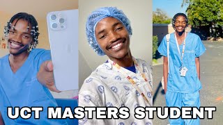 A Day In The Life Of A Masters In Neurosurgery Student | Unboxing An iPhone Pro Max + Scrubs Haul