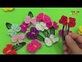 Hướng dẫn làm kẹp tóc hình con bướm bằng vải nỉ | How to make a butterfly hairpin | Handmade LTT