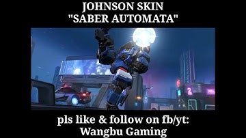 JOHNSON SKIN | SABER AUTOMATA | #shortvideo #short #shorts #mlbb #mobilelegends #ml #shortfeed #skin