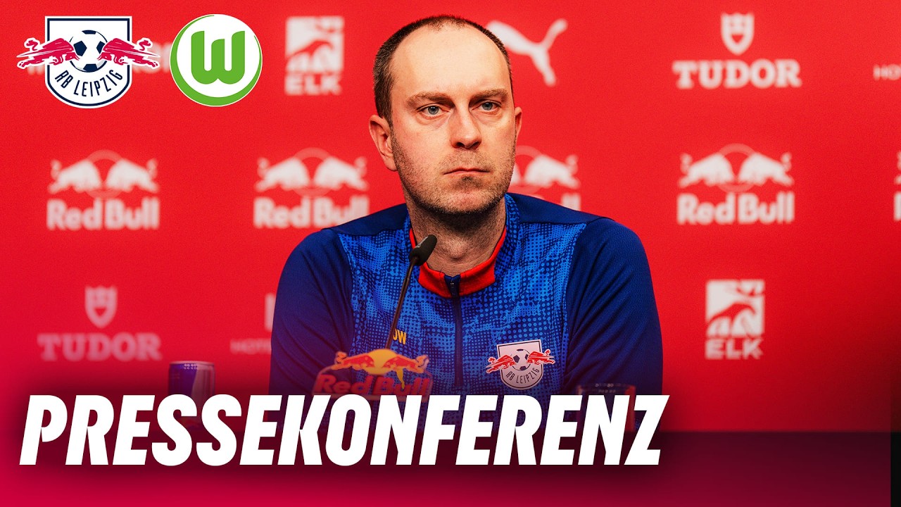 LIVE 🔴 Pressekonferenz nach RB Leipzig - VfL Wolfsburg | Bundesliga