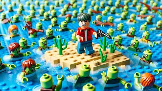 Zombie outbreak on island  Lego Zombie Attack