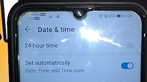 how to turn on set automatically date in honor 20i mobile !! how to enable set date automatically