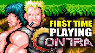 Bullet HELL! My First Time Playing Contra