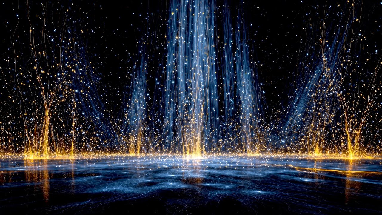 Stellar Lightfalls | Futuristic Ambient Soundscape | Cosmic Meditation, Sleep & Deep Focus Music