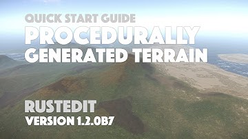 Creating procedurally generated terrain - RustEdit