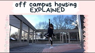 off-campus housing EXPLAINED !!