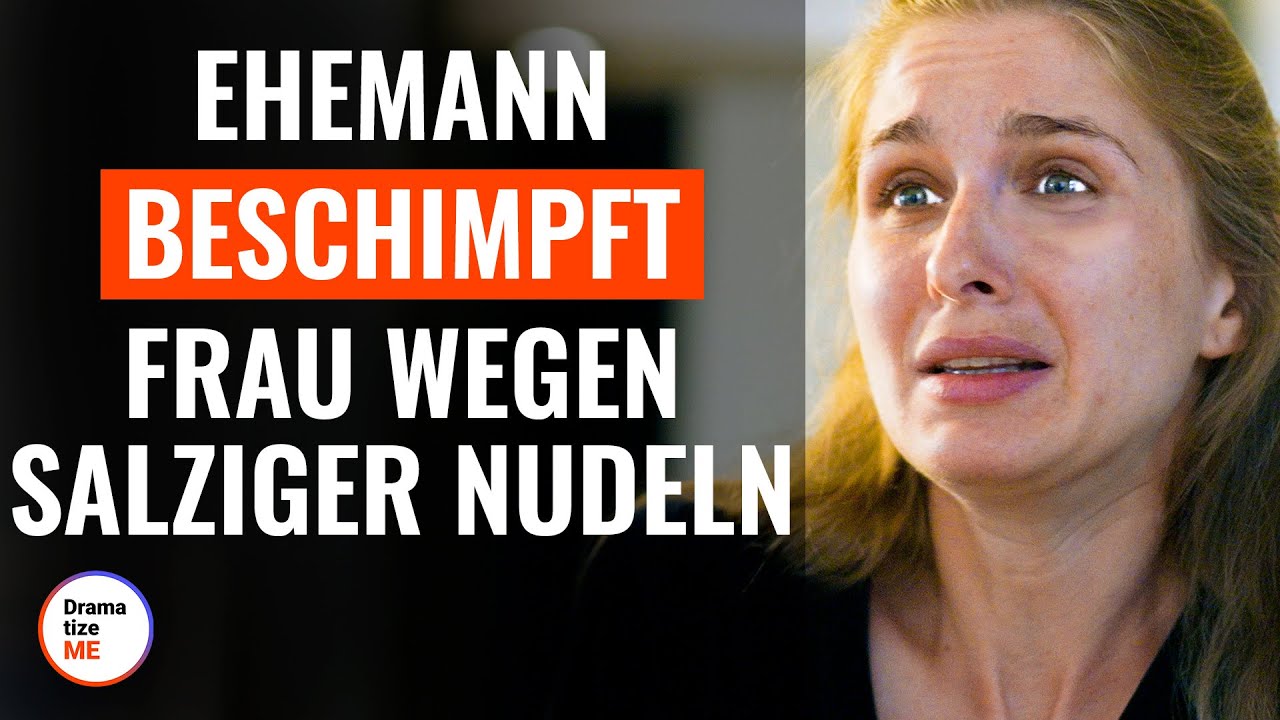 Ehemann beschimpft Frau wegen salziger Nudeln | @DramatizeMe Deutsch