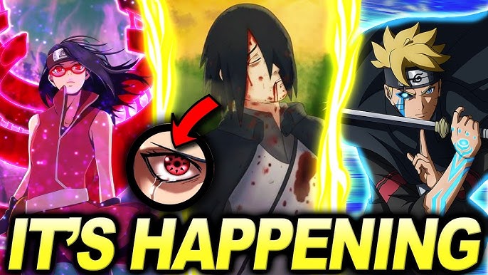 Animellow Explore - LEAKS: In latest Boruto's chapter Sarada has finally  Awakened her Mangekyou Sharingan! Also Boruto Manga going on hiatus for 3  months