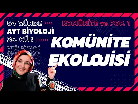 35) Komünite Ekolojisi | 11. Sınıf Biyoloji | 2024 AYT Biyoloji 35. Gün