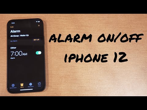 Video: How To Turn Off The Alarm