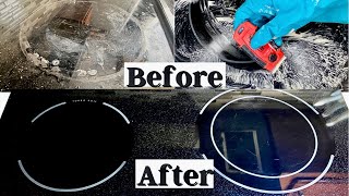 Deep Cleaning My Glass Stove Top | Easy