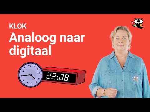 Klokkijken: analoog naar digitaal (handige uitleg)