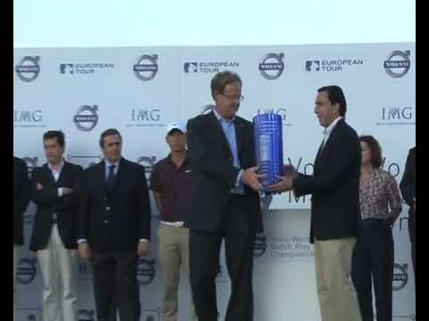 Prize Giving ceremony at the 2009 Volvo World Match Play Championship