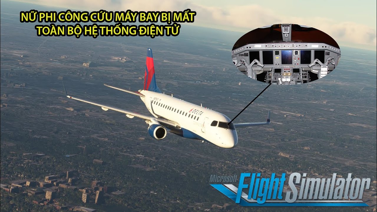 NỮ PHI CÔNG CỨU CHIẾC MÁY BAY BỊ HỎNG HỆ THỐNG ĐIỆN TỬ - REPUBLIC AIRWAYS 5614