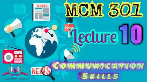 MCM 301 Lecture 10 Short VU Lectures