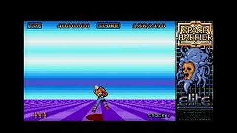 Space Harrier gameplay video (Atari ST) #2