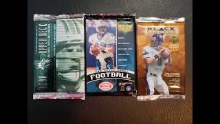 THREE 1998 UPPER DECK FOOTBALL PACKS! Jerry Rice, Emmitt Smith, Reggie White and more!