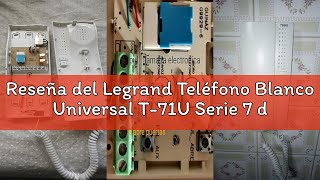 Reseña del Legrand Teléfono Blanco Universal T-71U Serie 7 de TEGUI 374240