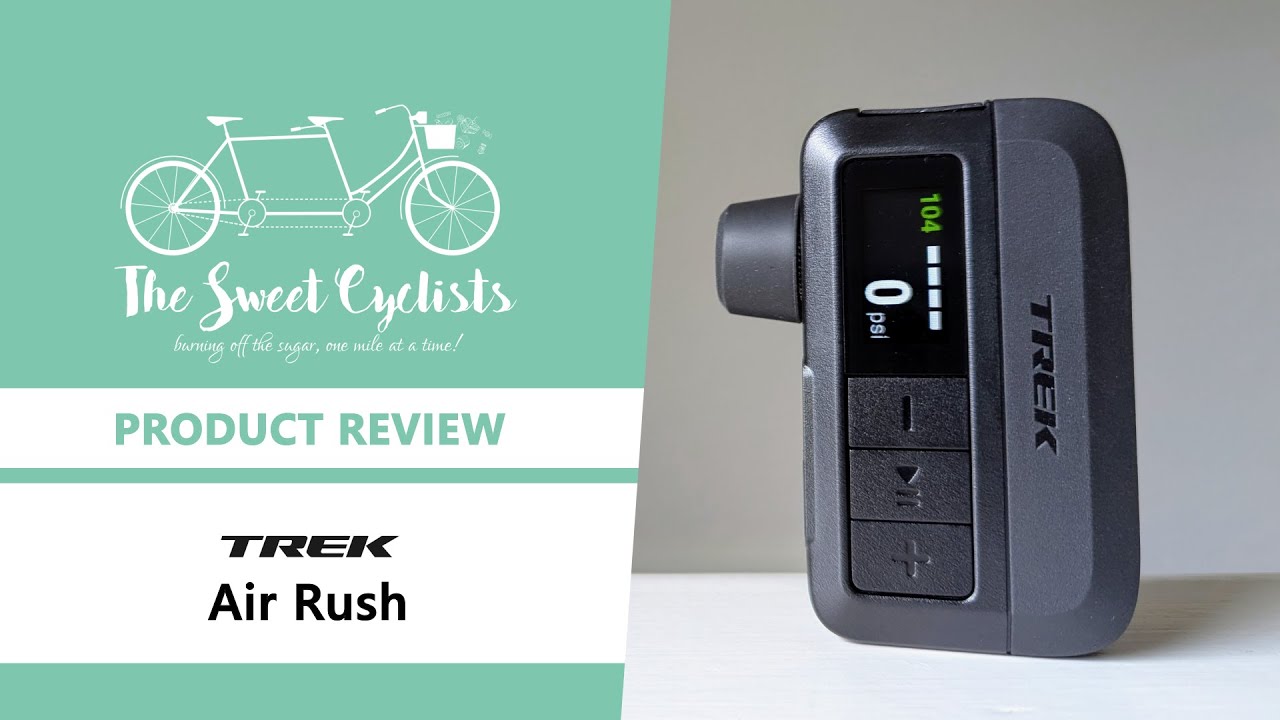 アクセサリー TREK Air Rush Mini Electric Pump Trek Air Rush Mini Electric Bike Tire Inflator Review - feat