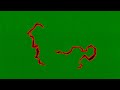 Dark lightning aura (red) green screen