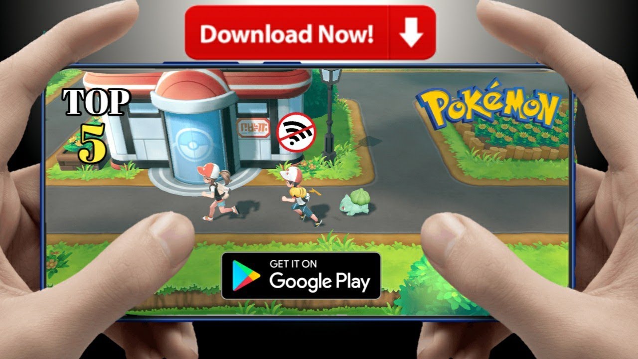 Top 100 Best Offline High Graphic Pokemon Games For Android/Pc In Play  Store 2023! 