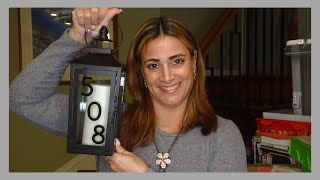 CRICUT DESIGN SPACE DIY | CUSTOMIZED HOUSE # LANTERN
