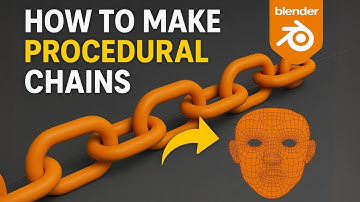 Blender Procedural Chains Tutorial – No Modeling Needed!