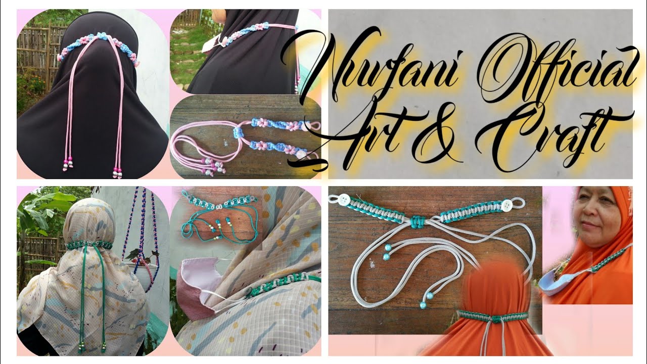 3 video terbaik konektor masker dari tali kur || kerajinan dari tali kur 